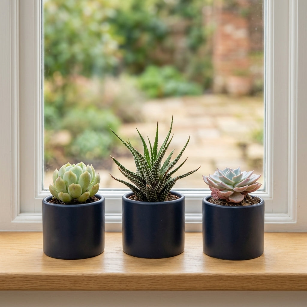Petite Succulent Trio Plant Kit