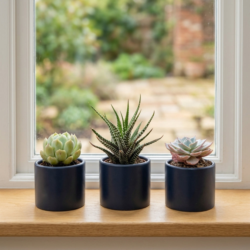 Petite Succulent Trio Plant Kit