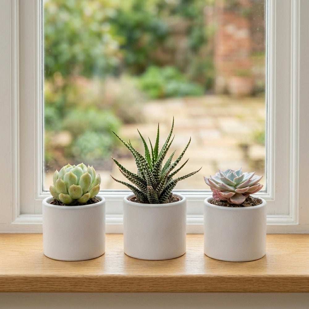 Petite Succulent Trio Plant Kit